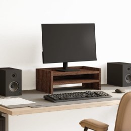 PODSTAWKA POD MONITOR BRĄZOWY DĄB 42X24X16CM