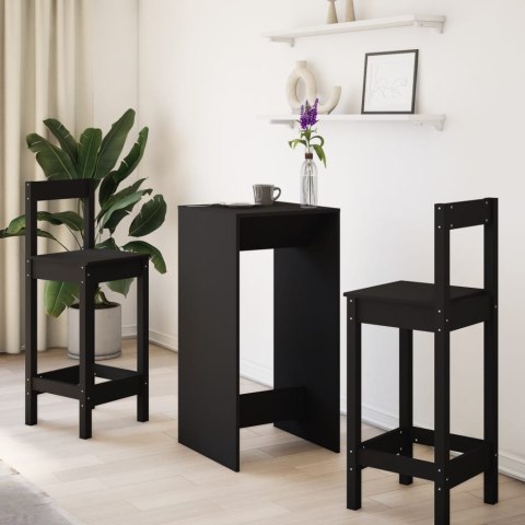 STOLIK BAROWY CZARNY 51X50X103,5CM