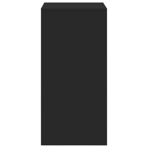 STOLIK BAROWY CZARNY 51X50X103,5CM