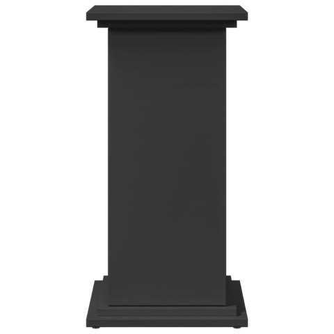 PIEDESTAŁ ZE SCHOWKIEM CZARNY 31X30X60CM