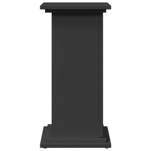 PIEDESTAŁ ZE SCHOWKIEM CZARNY 31X30X60CM