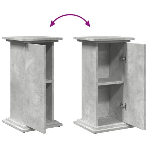 PIEDESTAŁ ZE SCHOWKIEM SZARY BETON 31X30X60CM