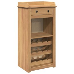 SZAFKA NA WINO PANAMA 57X40X111,5CM LITE DREWNO SOSNOWE