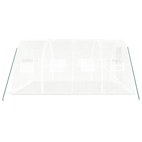 SZKLARNIA ZE STALOWĄ RAMĄ BIAŁA 12M² 4X3X2M