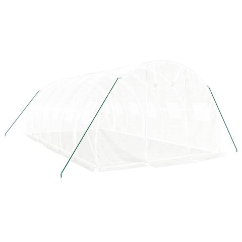 SZKLARNIA ZE STALOWĄ RAMĄ BIAŁA 18M² 6X3X2M