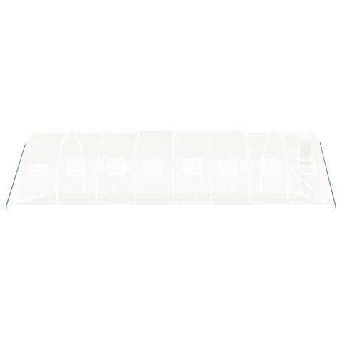 SZKLARNIA ZE STALOWĄ RAMĄ BIAŁA 24M² 8X3X2M