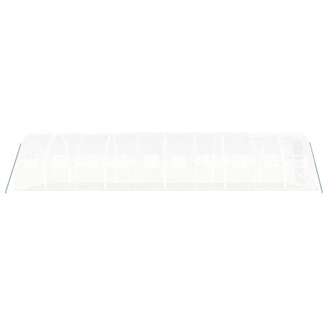 SZKLARNIA ZE STALOWĄ RAMĄ BIAŁA 30M² 10X3X2M