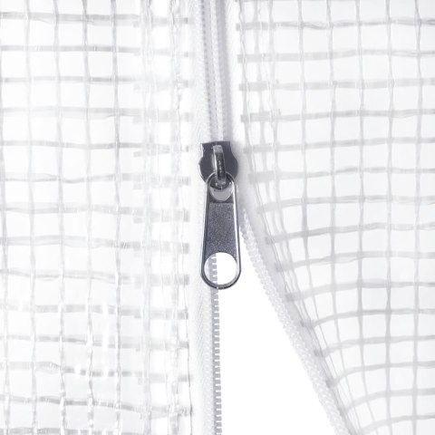 SZKLARNIA ZE STALOWĄ RAMĄ BIAŁA 72M² 24X3X2M