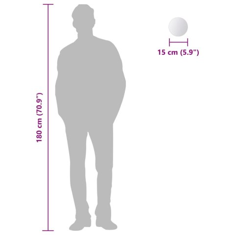 KAFELKI LUSTRZANE 8SZT OKRĄGŁE