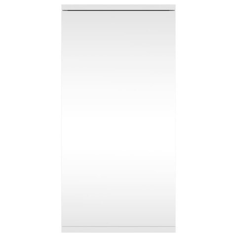 NAROŻNA SZAFKA ŁAZIENKOWA Z LUSTREM BIAŁA 30X24X60CM