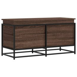 SKRZYNIA Z POKRYWĄ BRĄZOWY DĄB 100X40X51,5CM