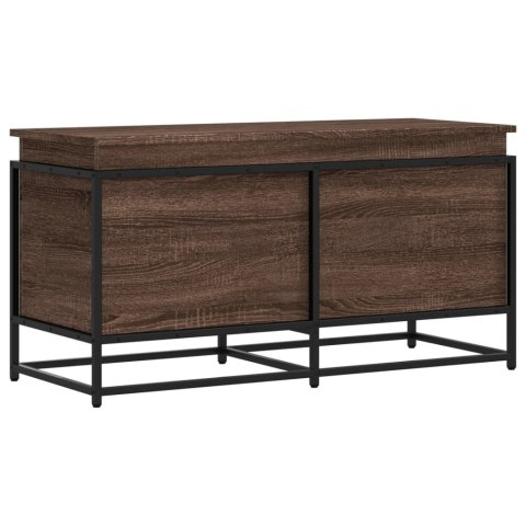 SKRZYNIA Z POKRYWĄ BRĄZOWY DĄB 100X40X51,5CM