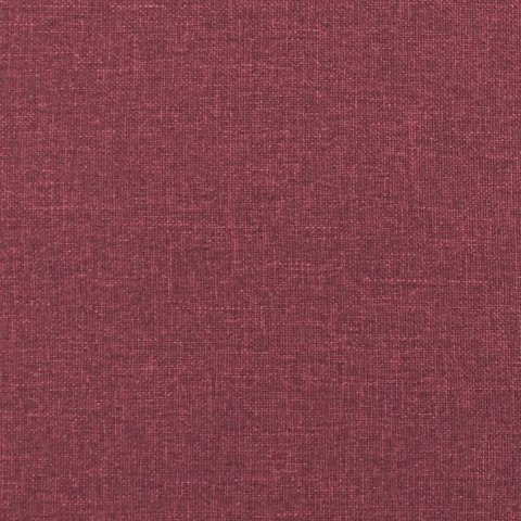 ROZKŁADANY FOTEL MASUJĄCY WINNA CZERWIEŃ OBITY TKANINĄ