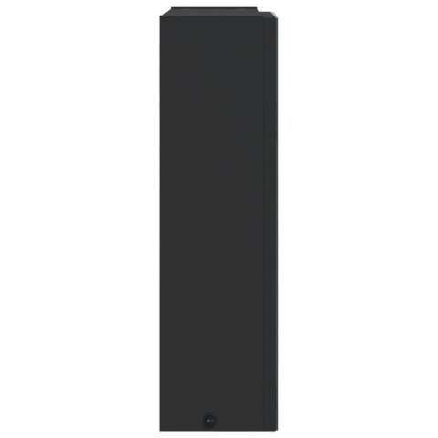 SZAFKA ŁAZIENKOWA Z LUSTREM I LED CZARNA 45X13X52CM