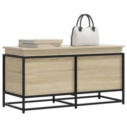 SKRZYNIA Z POKRYWĄ DĄB SONOMA 100X40X51,5CM