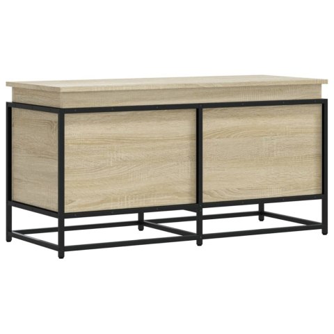 SKRZYNIA Z POKRYWĄ DĄB SONOMA 100X40X51,5CM