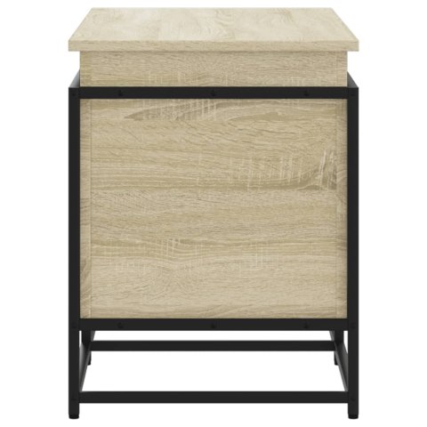 SKRZYNIA Z POKRYWĄ DĄB SONOMA 100X40X51,5CM