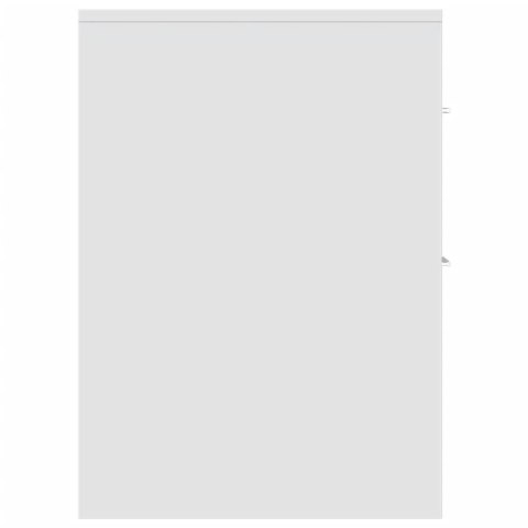 WĄSKA SZAFKA ŁAZIENKOWA NA KÓŁKACH BIAŁA