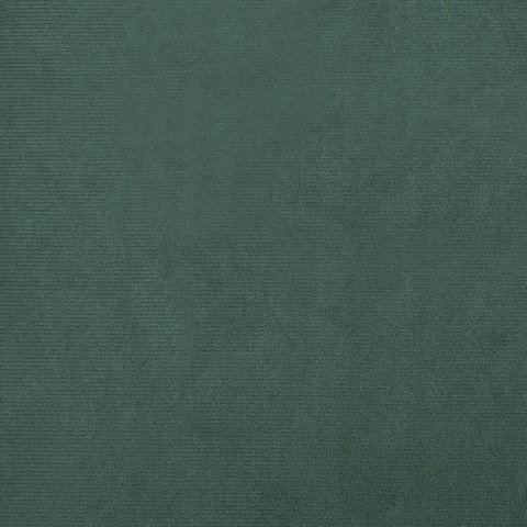 FOTEL KLUBOWY Z PODNÓŻKIEM CIEMNOZIELONY OBITY AKSAMITEM