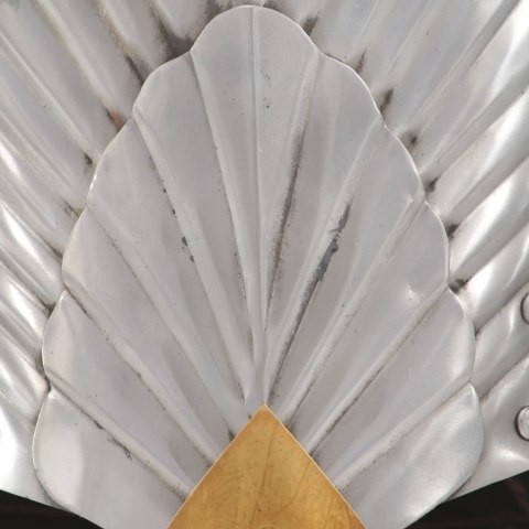 REPLIKA ŚREDNIOWIECZNEGO HEŁMU STYLIZOWANA LARP SREBRNA STAL