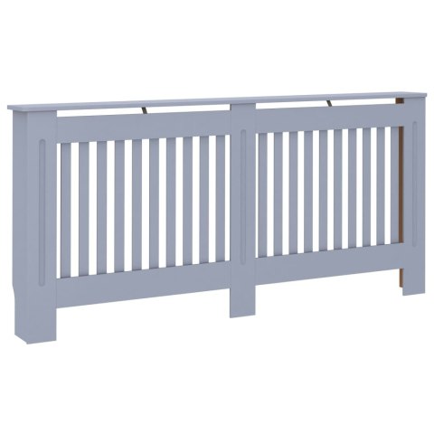 OSŁONA NA KALORYFER ANTRACYTOWA 172X19X81CM MDF