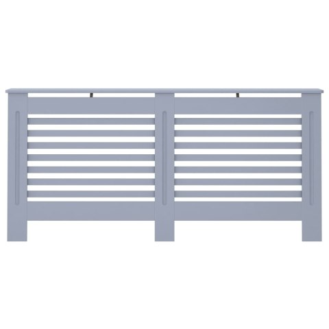 OSŁONA NA KALORYFER GRZEJNIK ANTRACYTOWA 172X19X81CM MDF