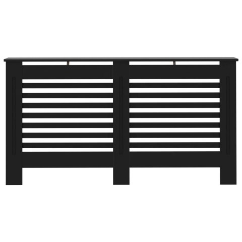 OSŁONA NA KALORYFER CZARNA 152X19X81CM MDF