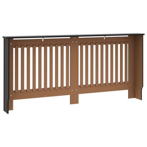 OSŁONA NA KALORYFER GRZEJNIK CZARNA 172X19X81CM