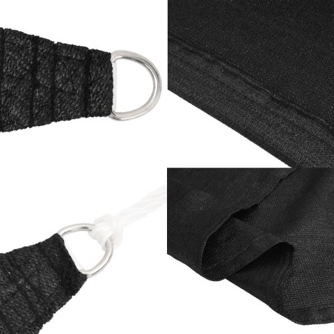 ŻAGIEL PRZECIWSŁONECZNY OGRODOWY MARKIZA TARAS 160G/M² CZARNY 3X3M