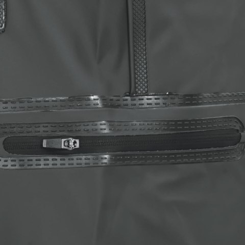 SPODNIOBUTY WĘDKARSKIE Z PASKIEM WYSOKIE CIEMNOZIELONE 44