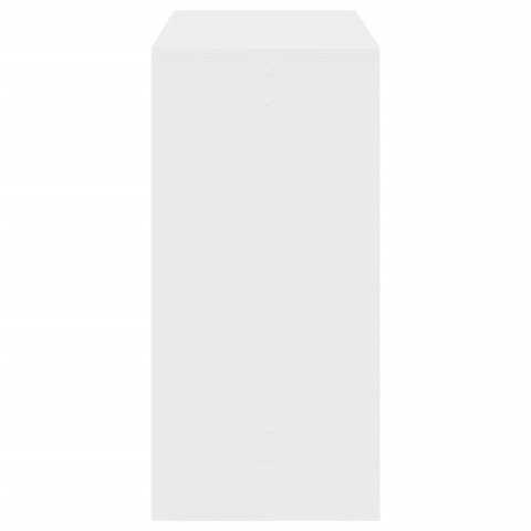 STOLIK BAROWY BIAŁY 102X50X103,5CM