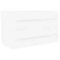 SZAFKA POD UMYWALKĘ BIAŁA 80X38,5X48CM