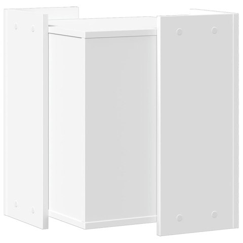 SZAFKA NA KUWETĘ DOMEK DLA KOTA STOLIK UKRYTA KUWETA BIAŁA 42X42X51CM