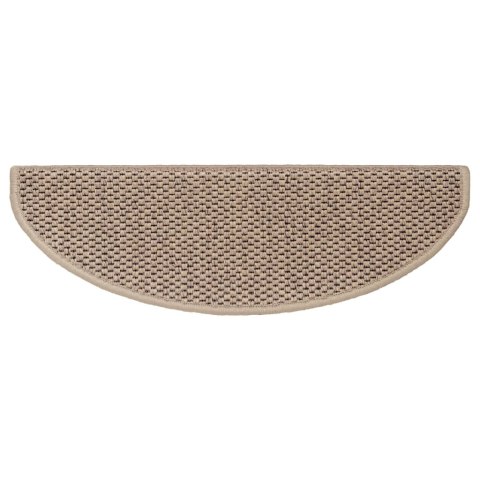 SAMOPRZYLEPNE NAKŁADKI NA SCHODY 15 SZT. 65X21X4CM PIASKOWE