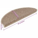 SAMOPRZYLEPNE NAKŁADKI NA SCHODY 15 SZT. 65X21X4CM PIASKOWE