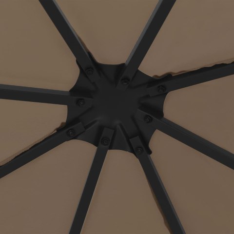 ALTANA ZE SZNUREM LAMPEK LED 3X3M KOLOR TAUPE