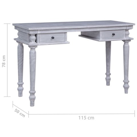 BIURKO 115X50X78CM LITE DREWNO MAHONIOWE