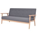 3 OSOBOWA SOFA TAPICEROWANA CIEMNOSZARA