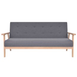 3 OSOBOWA SOFA TAPICEROWANA CIEMNOSZARA
