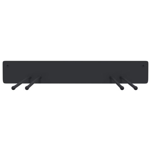 ŚCIENNE WIESZAKI NA NARZĘDZIA OGRODOWE 8 SZT. CZARNE STALOWE