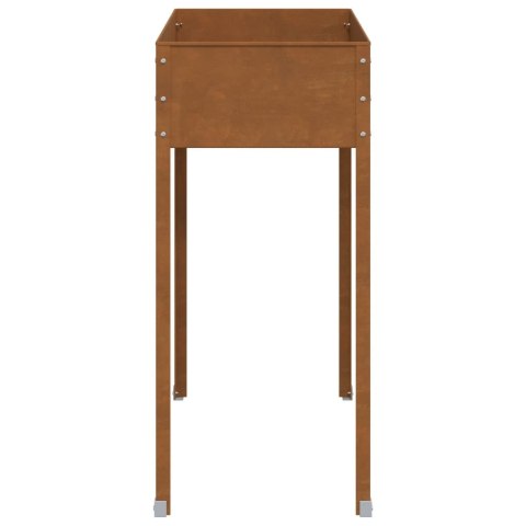 DONICA OGRODOWA 100,5X40,5X90CM STAL KORTENOWSKA