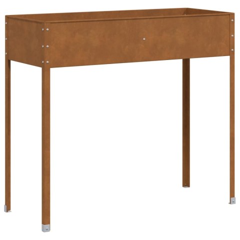 DONICA OGRODOWA 100,5X40,5X90CM STAL KORTENOWSKA