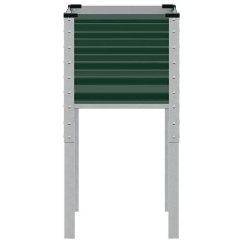 DONICA OGRODOWA ZIELONA 45X45X88CM STAL