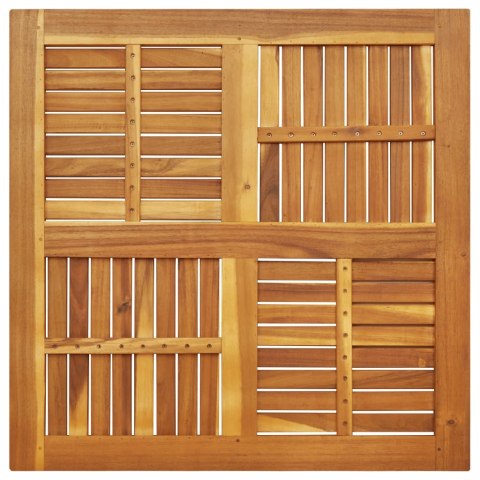 BLAT DO STOŁU 90X90X2,2CM KWADRATOWY LITE DREWNO AKACJOWE
