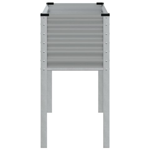 DONICA OGRODOWA SZARA 100X41X90CM STAL