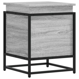 SKRZYNIA Z POKRYWĄ SZARY DĄB SONOMA 40X40X51,5CM