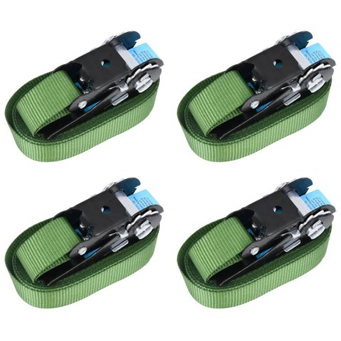 PASY MOCUJĄCE Z NAPINACZAMI 4 SZT. 800 DAN 6M ZIELONE