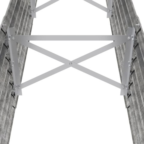 PODWYŻSZONA DONICA MALOWANA PROSZKOWO STAL 224X40X36CM