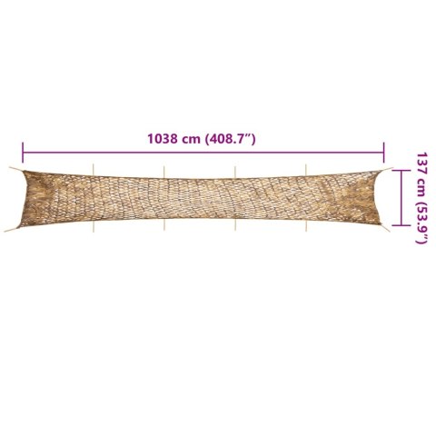 SIATKA MASKUJĄCA Z TORBĄ DO PRZECHOWYWANIA 1038X137CM PIASKOWA