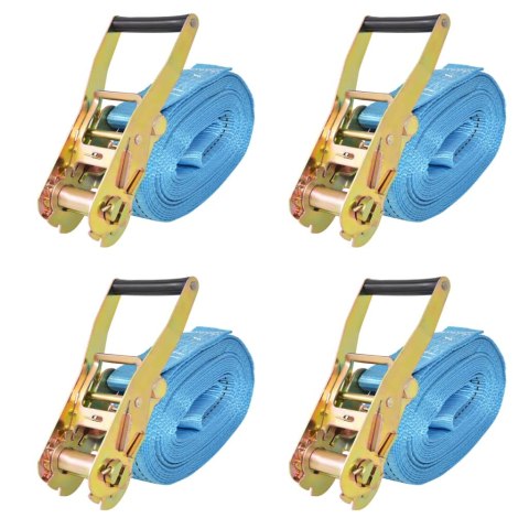 TAŚMY MOCUJĄCE Z NAPINACZAMI 4 SZT. 4 T 8MX 50MM NIEBIESKI